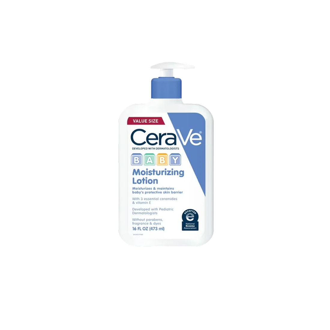 Picture of Cerave Baby Lotion, Lightweight Moisturizing Face & Body Lotion for Baby and Toddler  (473 ml)