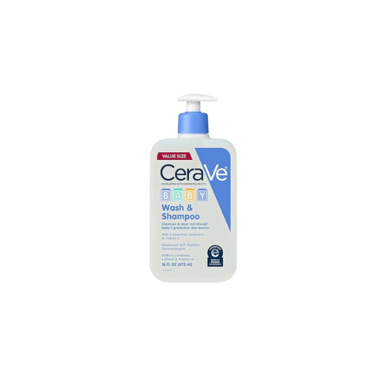 Picture of Cerave Baby Wash And Shampoo (473 ml)